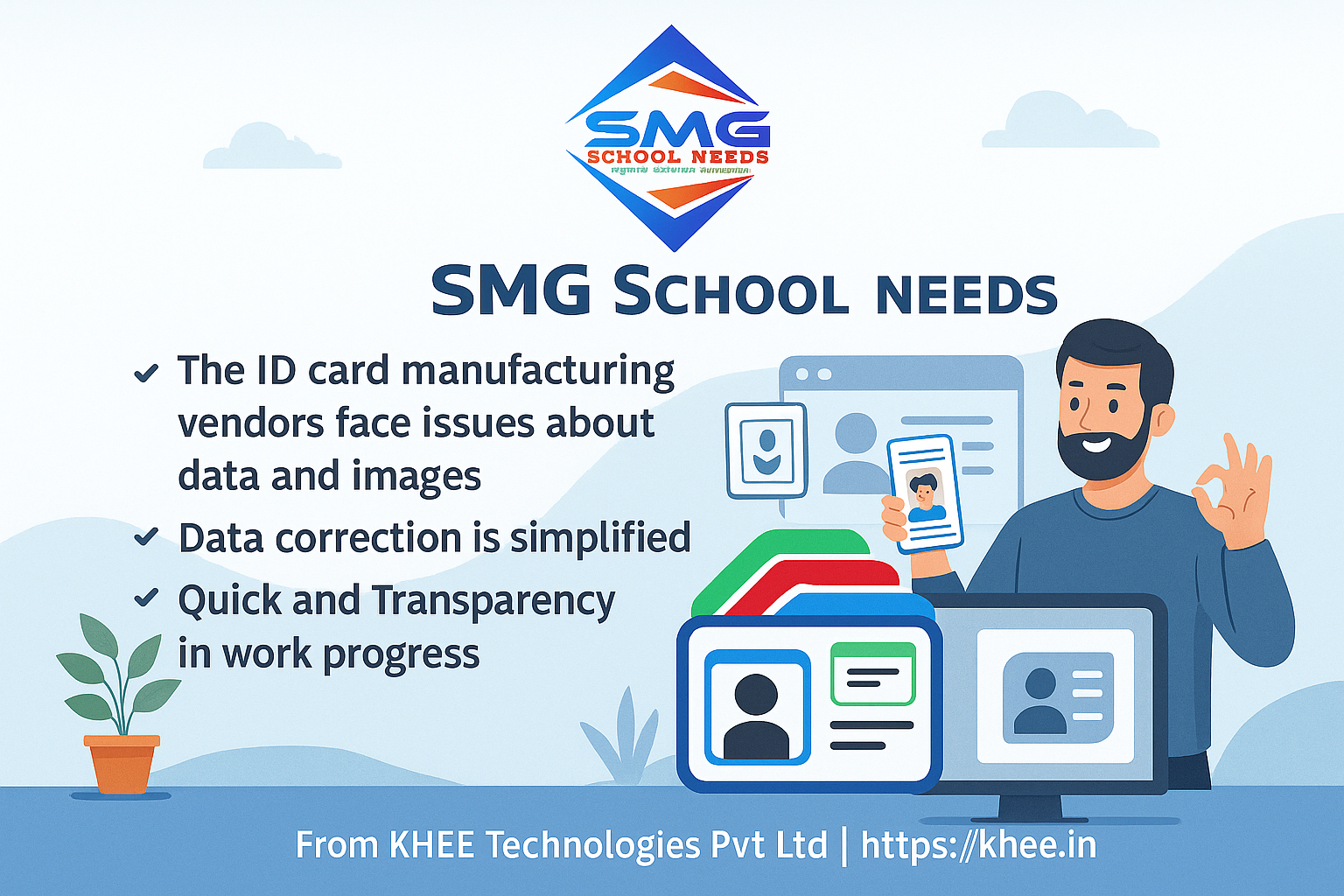 SMG School Needs – Smart, Error-Free ID Card Management for Vendors